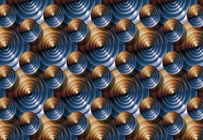 Fotobehang Modern Abstract Pattern | PANORAMIC - 250cm x 104cm | 130g/m2 Vlies
