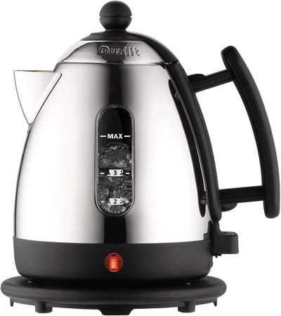 Mini Waterkoker - Compact Apparaat - Snel Water Koken - Snoerloos Gebruik - 1 Liter - Zwart