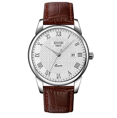 SKMEI klassiek horloge 30 mm - Bruin