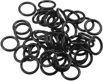 50 Stuks 11mm ID x 2mm CS Universele O-Ringen - Waterdichte Rubberafdichtingen voor Auto, Truck en Trailer - Duurzaam NBR Rubber Zwart