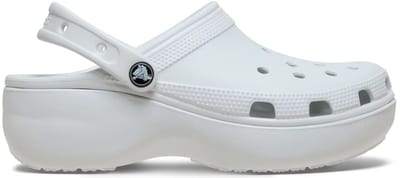 Crocs Classic Platform Clog voor Dames – Lichtgewicht Comfort Clogs – Model 206750-1NK (Wit)