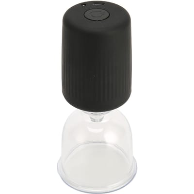 Intelligent Vacuüm Cupping Machine 6 Cups Verwarming Lichaam Meridiaanbaggering Elektrische Cupping Massager black