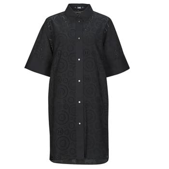 Korte Jurk Karl Lagerfeld BRODERIE ANGLAISE SHIRTDRESS