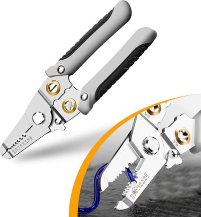 Multifunction Tang - Draadstripper Crimper - Elektronica Reparatie - 6-in-1 Gereedschap - 188 mm Lengte - Metaal