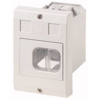 Eaton E-PKZ01-G 281634 Lege behuizing Inbouw, Met schakelaar, Met membraam (l x b x h) 80 x 85 x 129 mm Grijs 1 stuk(s) Piece