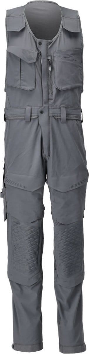Mascot Customized Bodybroek met kniezakken 22069-311 - steengrijs - C46 - 76