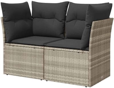 Tuinbank 2-zits - Loungebank buiten - Genieten in de tuin - Met dikke kussens