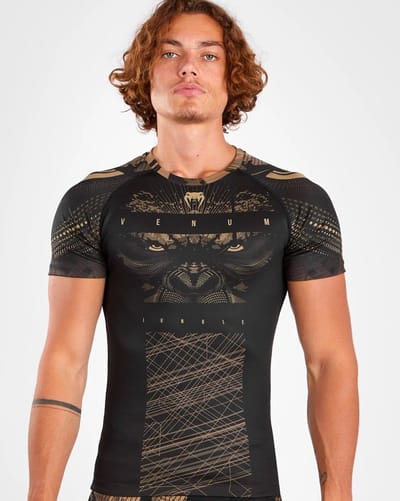 Venum Gorilla Jungle Rash Guard Zwart Zand - S