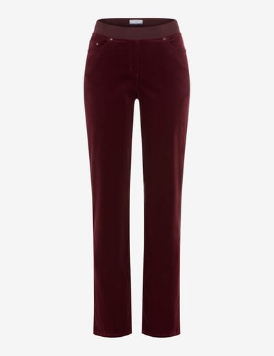 Raphaela by Brax Dames Instapbroek  Style PAMINA BURGUNDY, donkerrood, maat 36