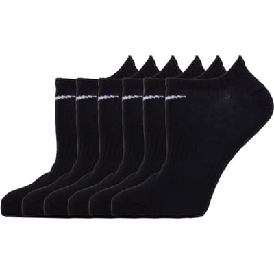 Sportsokken Nike Chaussettes everyday lightweight no-show noire/blanche