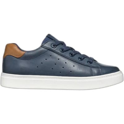 GEOX NASHIK JONGENS Sneakers - MARINEBLAUW/BRUIN - Maat 33