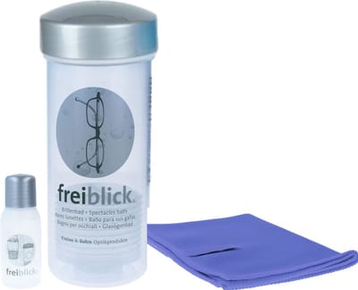 Brillenbad Schudbad Luxe Set – Met Reiniger 50 ml en Microvezeldoek - Cadeau