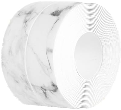 Dailygoods- Plint 5 m - Zelfklevend - Waterdicht - PVC - Flexibel - 38 mm - Voor keuken/badkamer - Afdichtingstape
