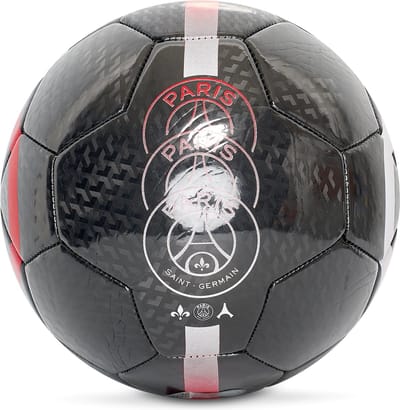 PSG Voetbal - Maat 5 - Paris Saint-Germain - Bal - Zwart - Buitenspeelgoed