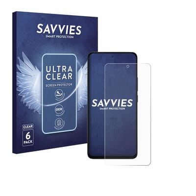 Savvies - Screenprotector voor Xiaomi Redmi Note 14 4G - Folie Beschermfolie transparant 6 Stuks