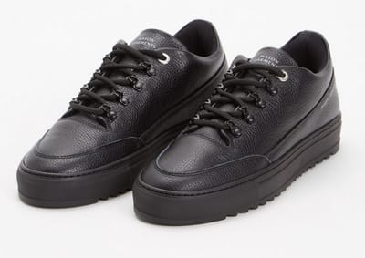 Mason Garments Torino sneaker van leer - Zwart - Maat 40