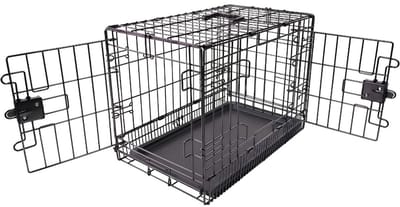 SP® Hondenbench - Kleine Maat - Bench voor Honden - Hondenbench Opvouwbaar - Zwart - 56cm x 33cm x 41 cm