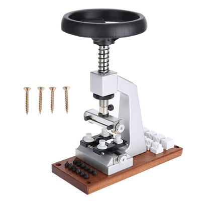 Dailygoods - Horloge Case Back Opener - Professionele Horlogemaker Tool - Schroef Oyster Style - Metalen Basis - Reparatie Gereedschap - Geschikt voor...