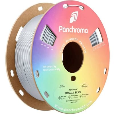 Polymaker CA02012 Panchroma™ Metallic Filament PLA kunststof Meerkleurig 1.75 mm 1000 g Zilver, Metallic 1 stuk(s)