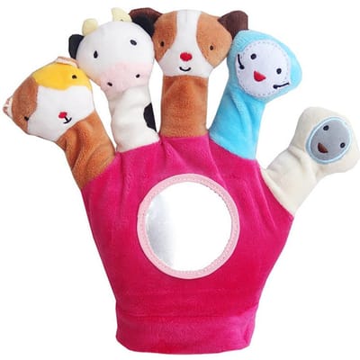 Kinderen Handpoppen Handschoenen Speelgoed Kinderen Pluche Handpoppen Cartoon Schattige Dieren Vingerpoppen Speelgoed Handpoppen Verhalen Vertellen Educatief Speelgoed