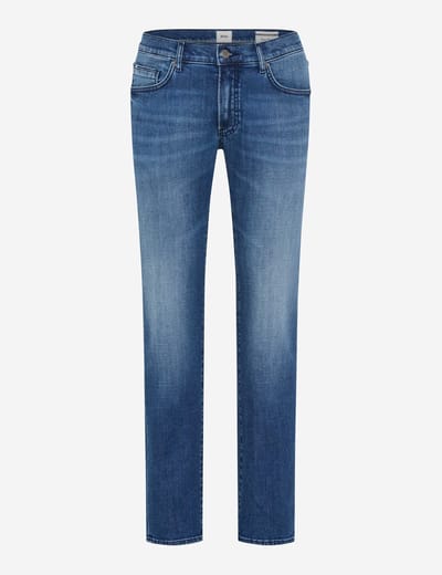 Brax Heren Jeans  Style CHUCK HERITAGE BLUE, denim blauw regular, maat 33/32