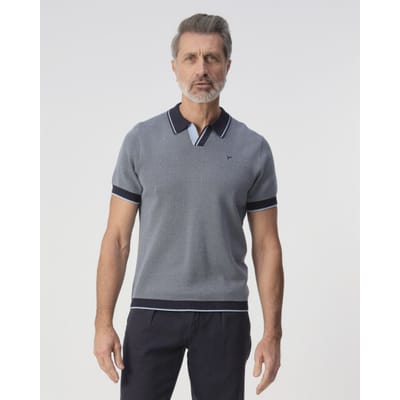 Campbell Poloshirt Polo Ss Perez 103447 3921 Night Sky Mannen Maat - 3XL