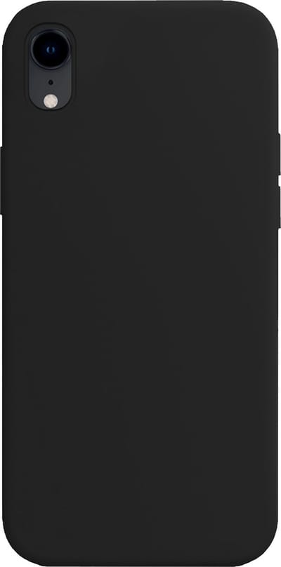 Hoes - Geschikt voor Apple iPhone XR - Sterk & Shockproof - Hoesje Cover - Siliconen Case - Zwart