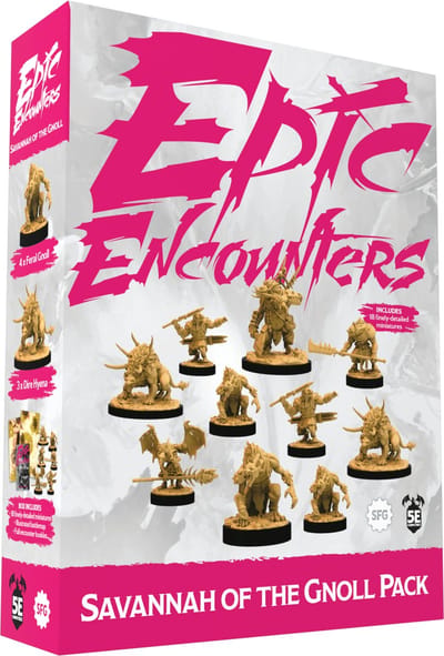 Epic Encounters Savannah of the Gnoll Pack - RPG Miniaturen - Steamforged Games