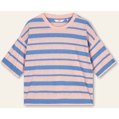 Oilily Titan Stripe T-Shirt- maatL Ultramarine