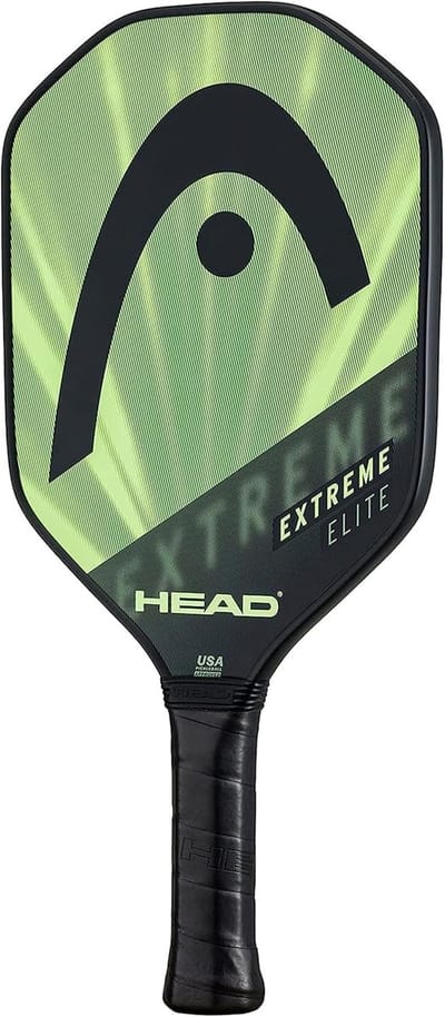 Pickleball Paddle - Sport Racket - Sport Spelen - Diamond Vorm - 220 gram - Groen Zwart