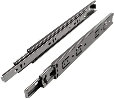 1 Paar (2 stuk) Volledig uitschuifbaar Ladegeleider KV2-35-H45-L250-NF Lengte 250 mm Draagkracht 35 kg gegalvaniseerd van SOTECH