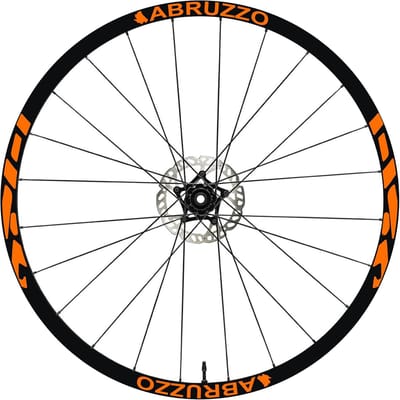 Fietsvelg Stickers - Wiel Decals - Fiets Decoratie - Waterdicht PVC Materiaal - 27.5 tot 29 inch - Grijs 74