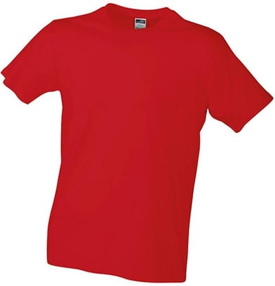 Daiber Heren Slim Fit T-Shirt (Rood)