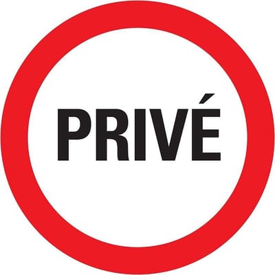Pickup bord rond diameter 30 cm - Privé
