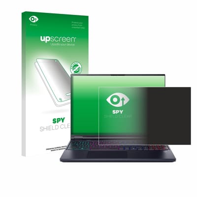 upscreen - privacy screenprotector voor Acer Predator Helios Neo 16 AI - Folie Beschermfolie Blauwlichtfilter