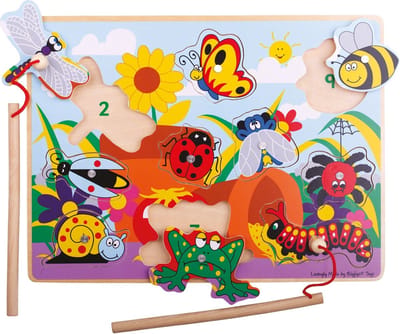 Bigjigs Magnetic Fishing Game Insects