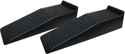 AutoStyle Kunststof oprijdbruggen - zwart - set à 2 stuks (Hoogte 17cm)