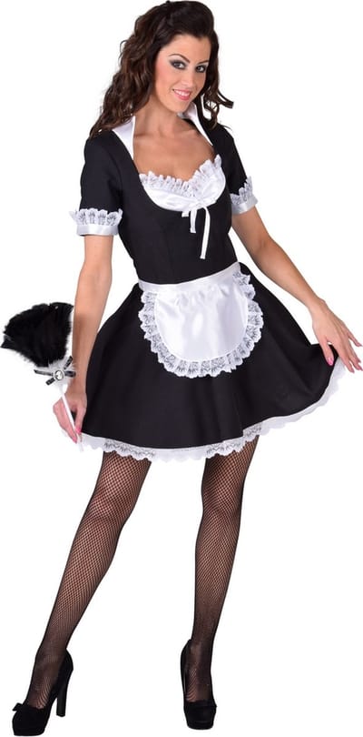 Serveersters & Kamermeisjes Kostuum | Kamermeisje Grand Hotel | Vrouw | Small | Carnaval kostuum | Verkleedkleding