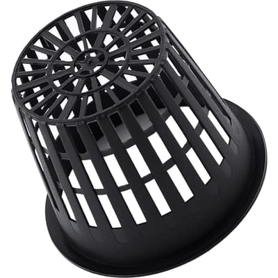 10 pièces Pot Filet Robuste Panier Net Pot Hydroponie Croissance Plante Clone Jardinage noir
