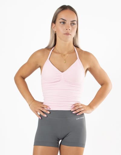 Divinity Top | CAPO FINALE - Sportbra's | XS | Kleur Roze | Sportkleding | Activewear | Gymkleding | Fitnesskleding | Sportoutfit | Fitness | Hardlopen | Crossfit | Yoga | Pilates | Krachttraining