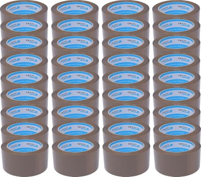Premium Bruine Pakkettape Stil Afrollend 50mm Breed 66m Lang