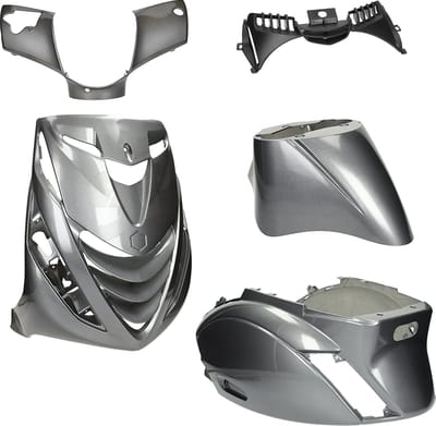 Kappenset Piaggio Zip SP Black silver