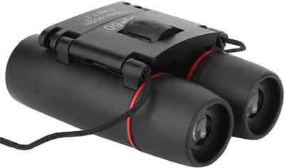 Waterdichte verrekijker - Volwassenen - 30x60 - Zwart - Opvouwbare HD-zoomverrekijker - Ideaal voor buitenreizen, vogelspotten en jagen - Inclusief draagtas en nekkoord