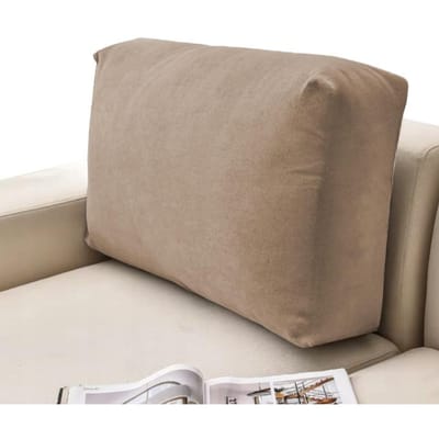 Kussenhoes Rugleuning Bank 40-80 Beige Cappuccino Velours Elastisch [57W-Cp]