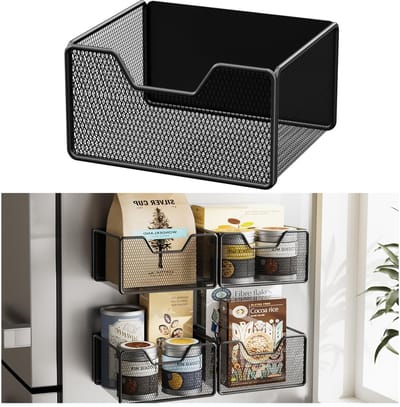 Ibenzoa® Set van Twee Magnetische Planken voor Keuken en Kantoororganisatie