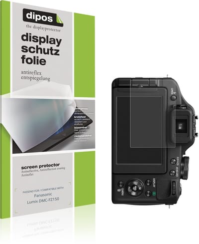 dipos – 4x Matte Beschermfolie geschikt voor Panasonic Lumix DMC-FZ150 | Krasbestendige & antireflecterende Screenprotector Ultra-Thin