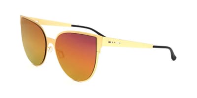 Italia Independent I I MOD METAL 0511 Gold glossy 58/17/140 WOMAN Zonnebrillen