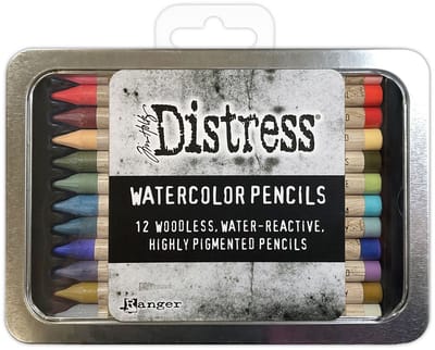 Ranger Tim Holtz Distress Watercolor Pencils 12 st Kit #6 TDH83603 Tim Holtz (02-24)