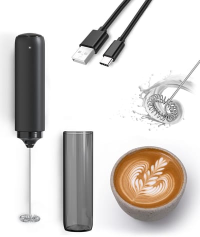 Melkopschuimer - melkopschuimer elektrisch - melkopschuimers - melkopschuimer electrisch - melk opschuimer - Elektrische melkopschuimer - USB oplaadbare mini-melkopschuimer - voor koffie/latte/cappuccino/warme chocolademelk