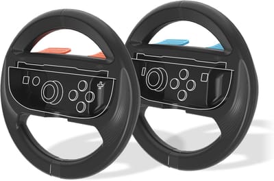 Freaks and Geeks - Stuurwielen voor Joy-Cons - Geschikt voor Nintendo Switch 2 - Ergonomisch Ontwerp
